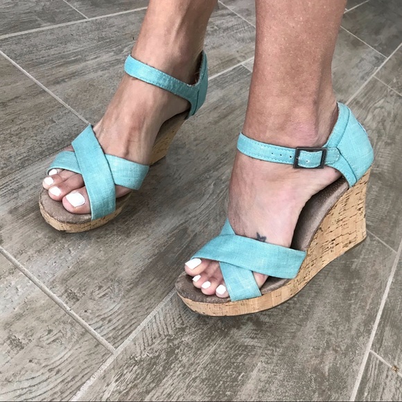 toms sienna wedge